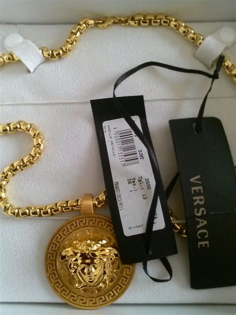 versace chaim|authentic versace jewelry.